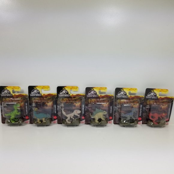 Jurassic World Dinosaurs set of 6 great for cake decorating - Picture 4 of 11